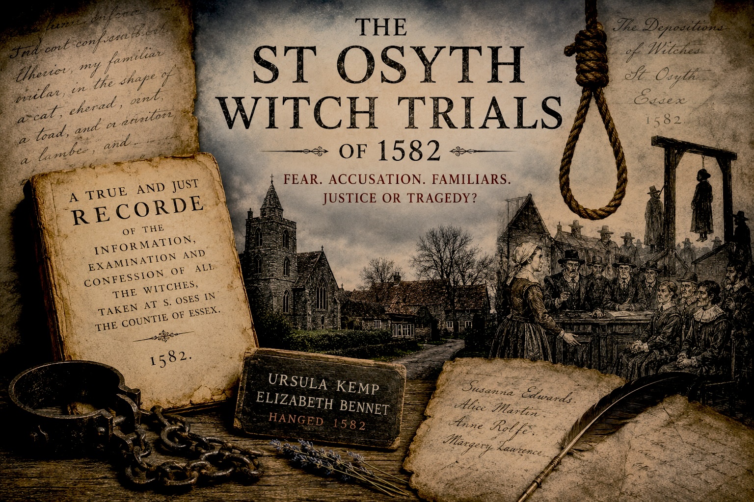 The St Osyth Witch Trials of 1582: Fear, Familiars, and the Women of Essex